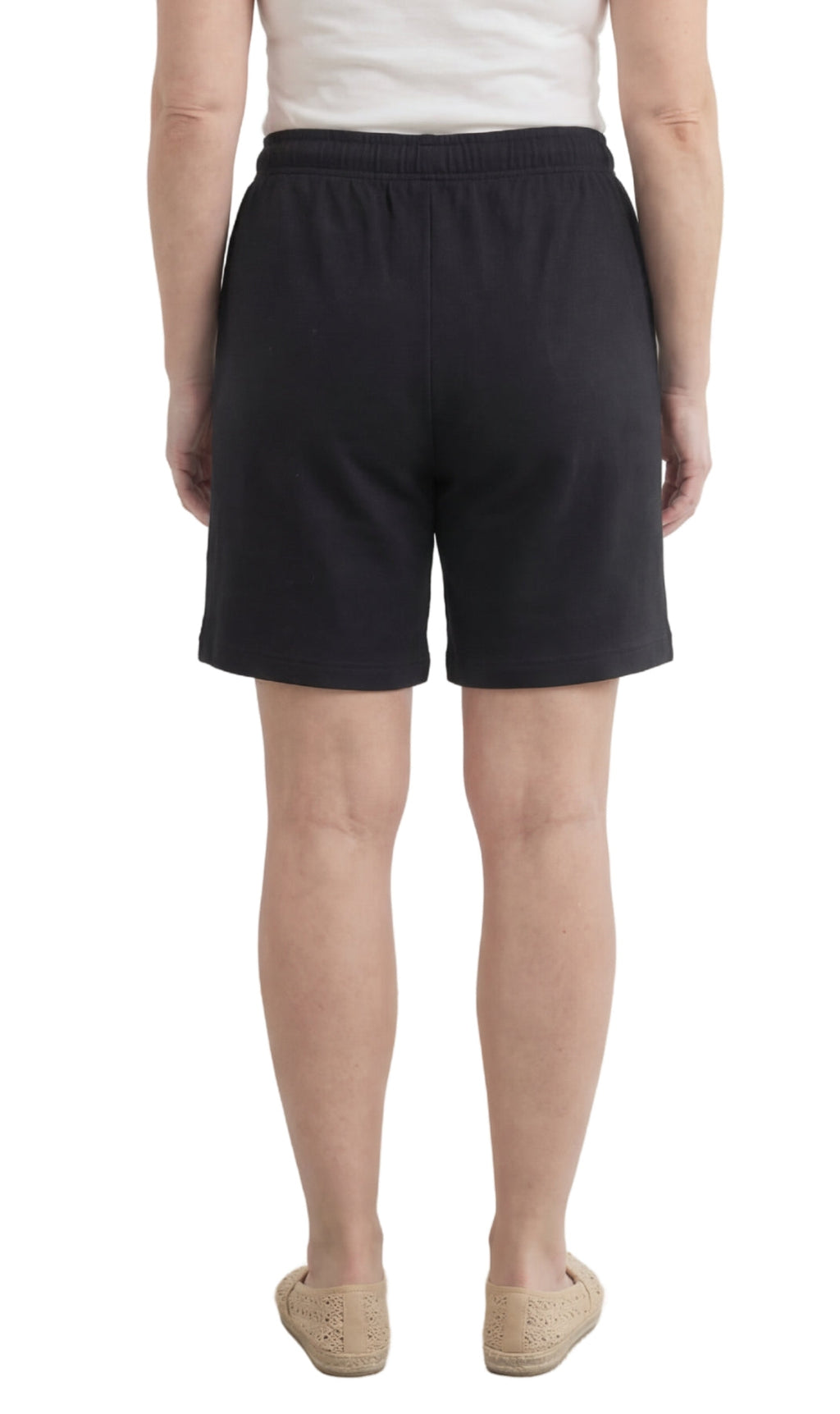 Women's Interlock Knit cotton Shorts with Elastic Waist and Adjustable Drawstring | Tracy's Unique Place