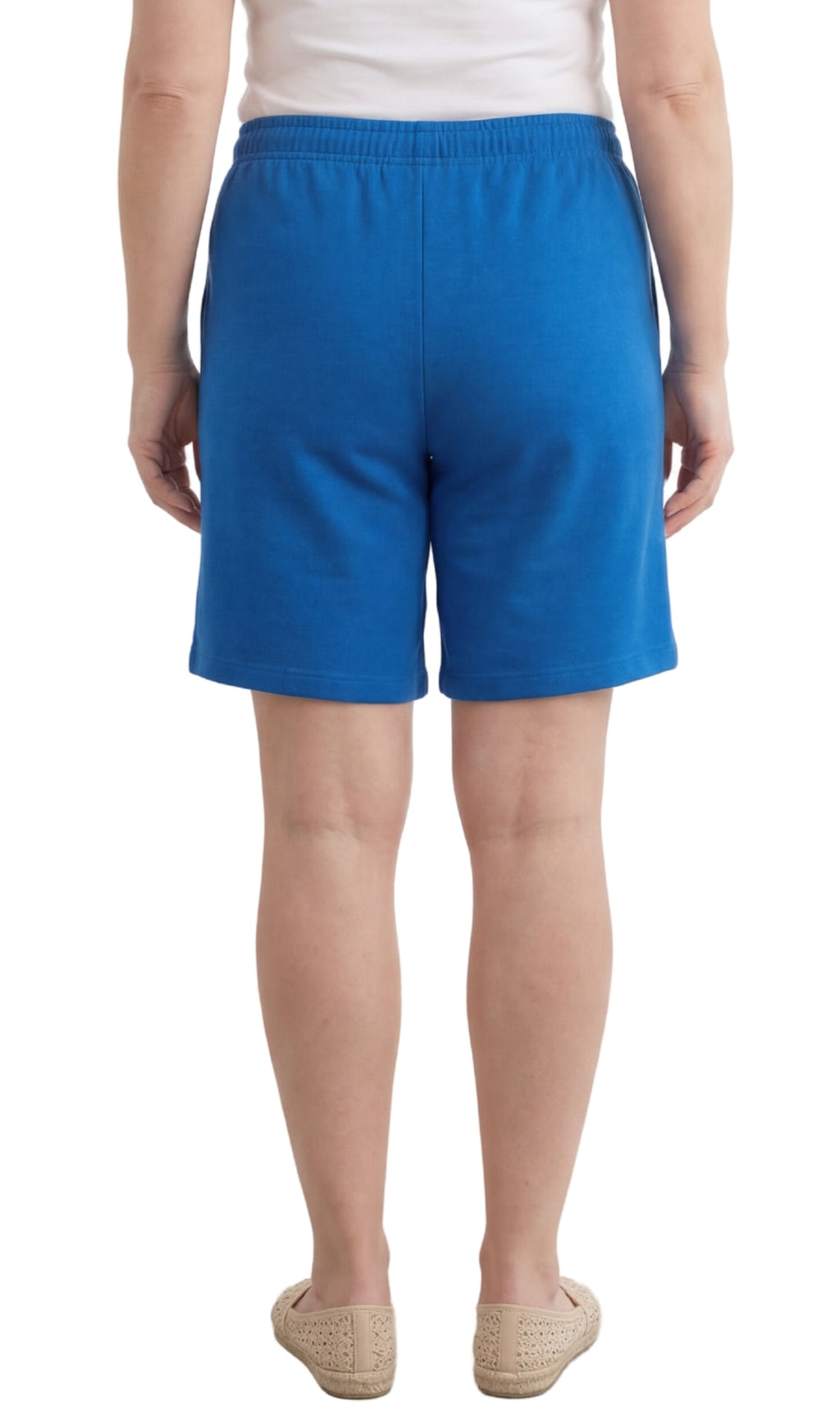 Women's Interlock Knit cotton Shorts with Elastic Waist and Adjustable Drawstring | Tracy's Unique Place