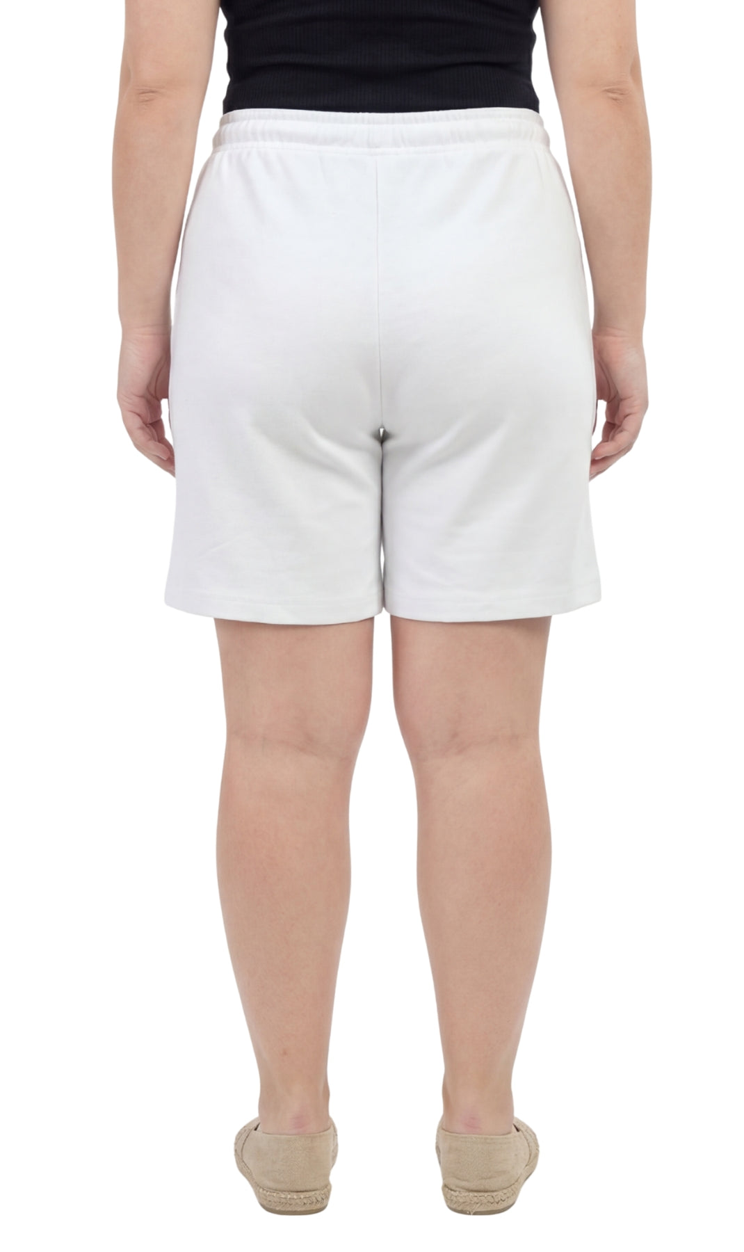 Women's Interlock Knit cotton Shorts with Elastic Waist and Adjustable Drawstring | Tracy's Unique Place