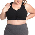 Grace Front Zip Up Basic Bra | Tracy's Unique Place