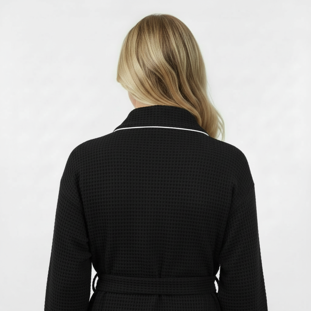 Knee-Length Waffle Women's Robe | Tracy's Unique Place