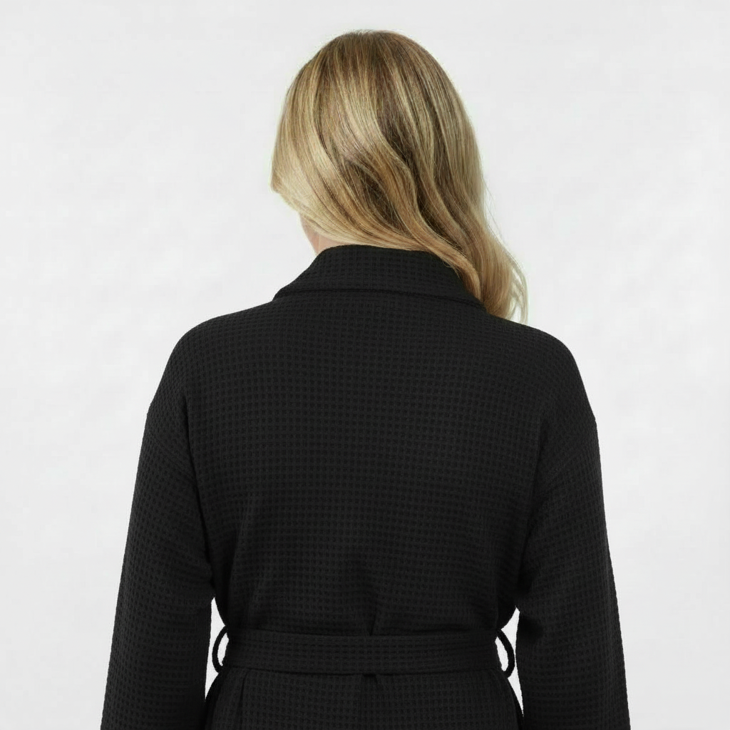 Knee-Length Waffle Women's Robe | Tracy's Unique Place