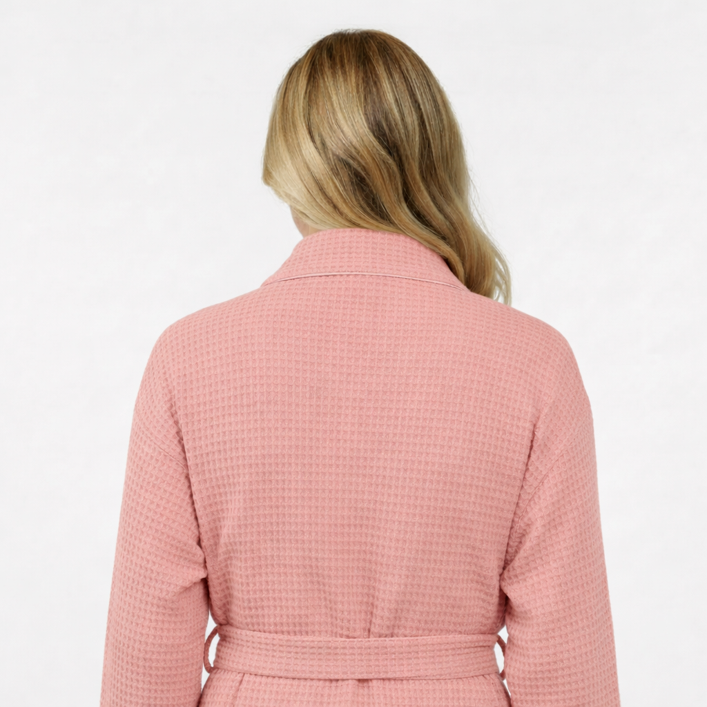 Knee-Length Waffle Women's Robe | Tracy's Unique Place