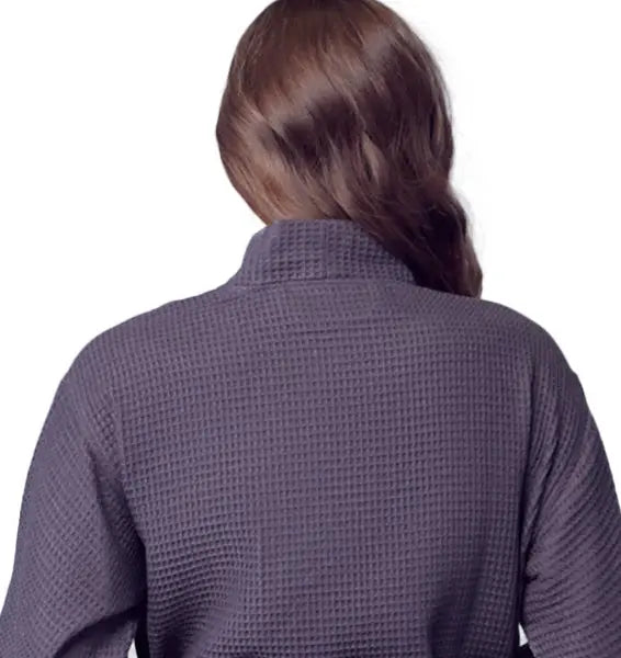 Knee-Length Waffle Women's Robe | Tracy's Unique Place