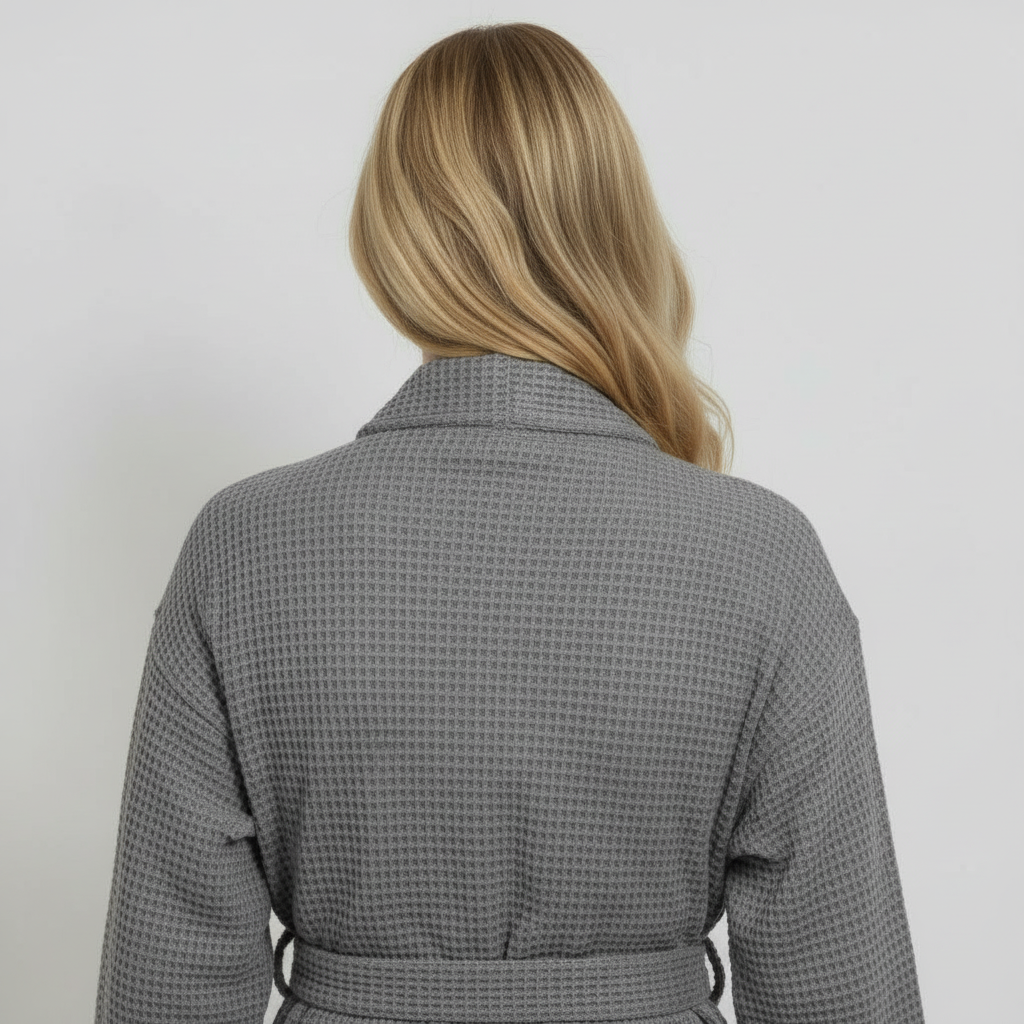 Knee-Length Waffle Women's Robe | Tracy's Unique Place