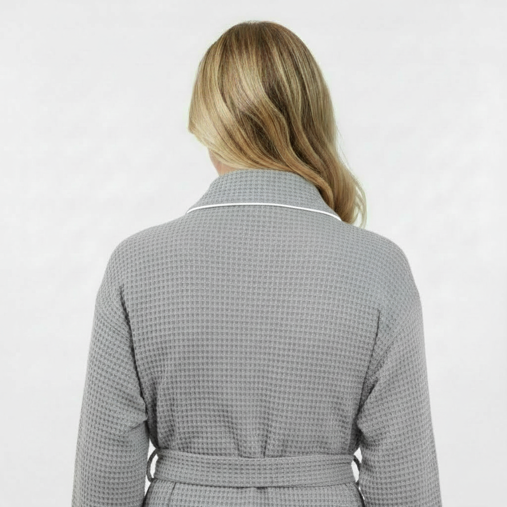 Knee-Length Waffle Women's Robe | Tracy's Unique Place