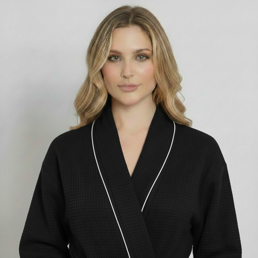 Knee-Length Waffle Women's Robe | Tracy's Unique Place