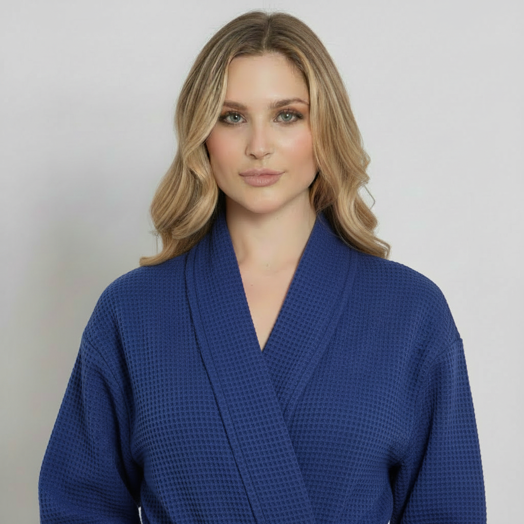 Knee-Length Waffle Women's Robe | Tracy's Unique Place