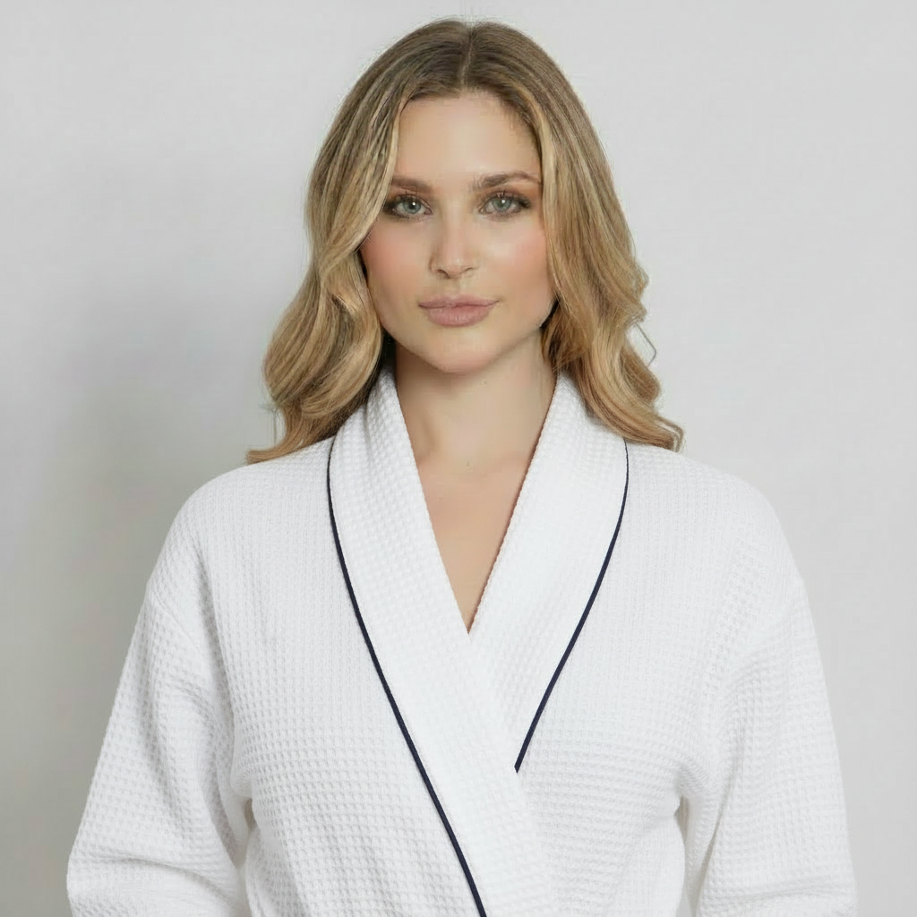 Knee-Length Waffle Women's Robe | Tracy's Unique Place