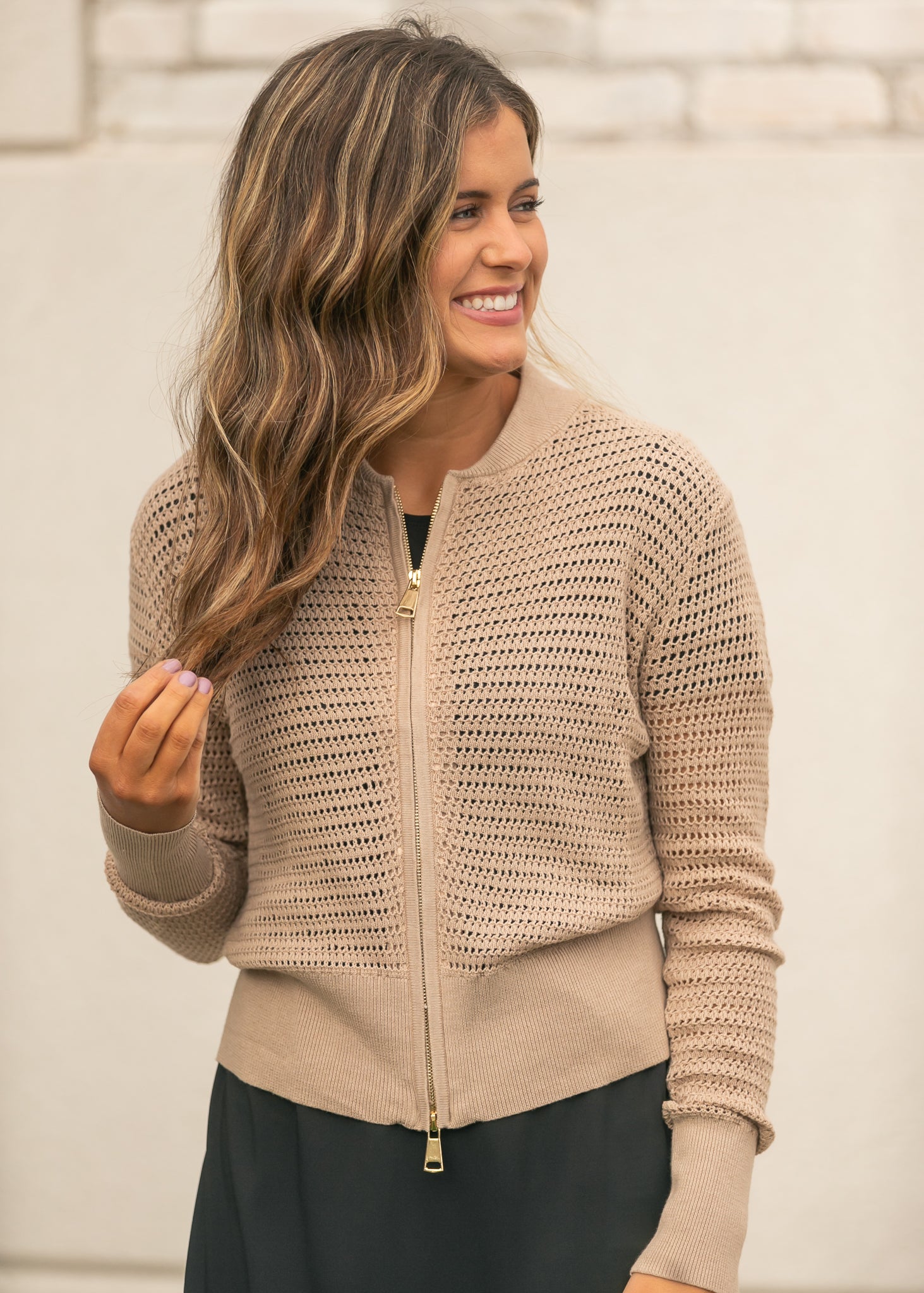 Tate Crochet Open Knit Cardigan | Tracy's Unique Place