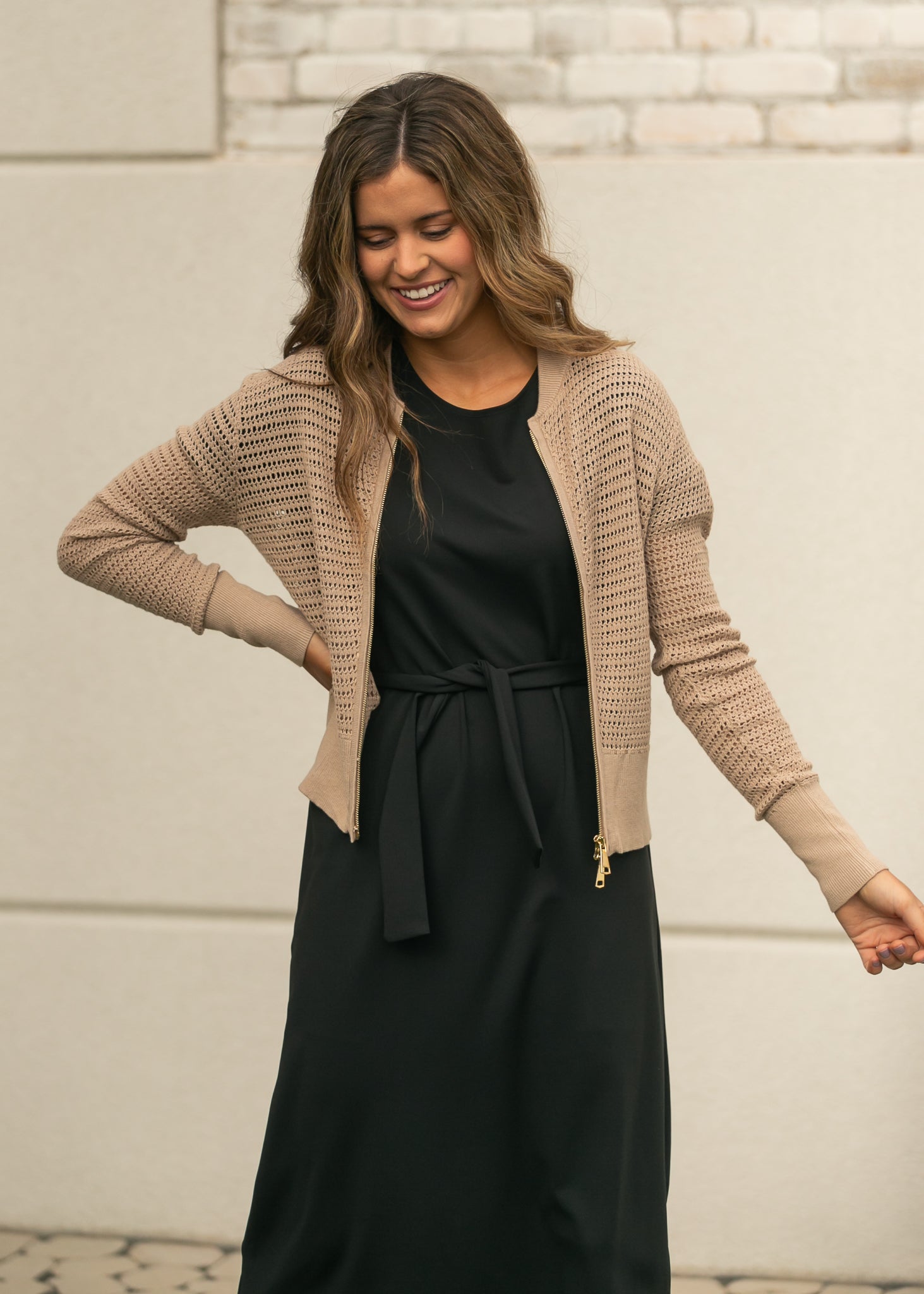 Tate Crochet Open Knit Cardigan | Tracy's Unique Place