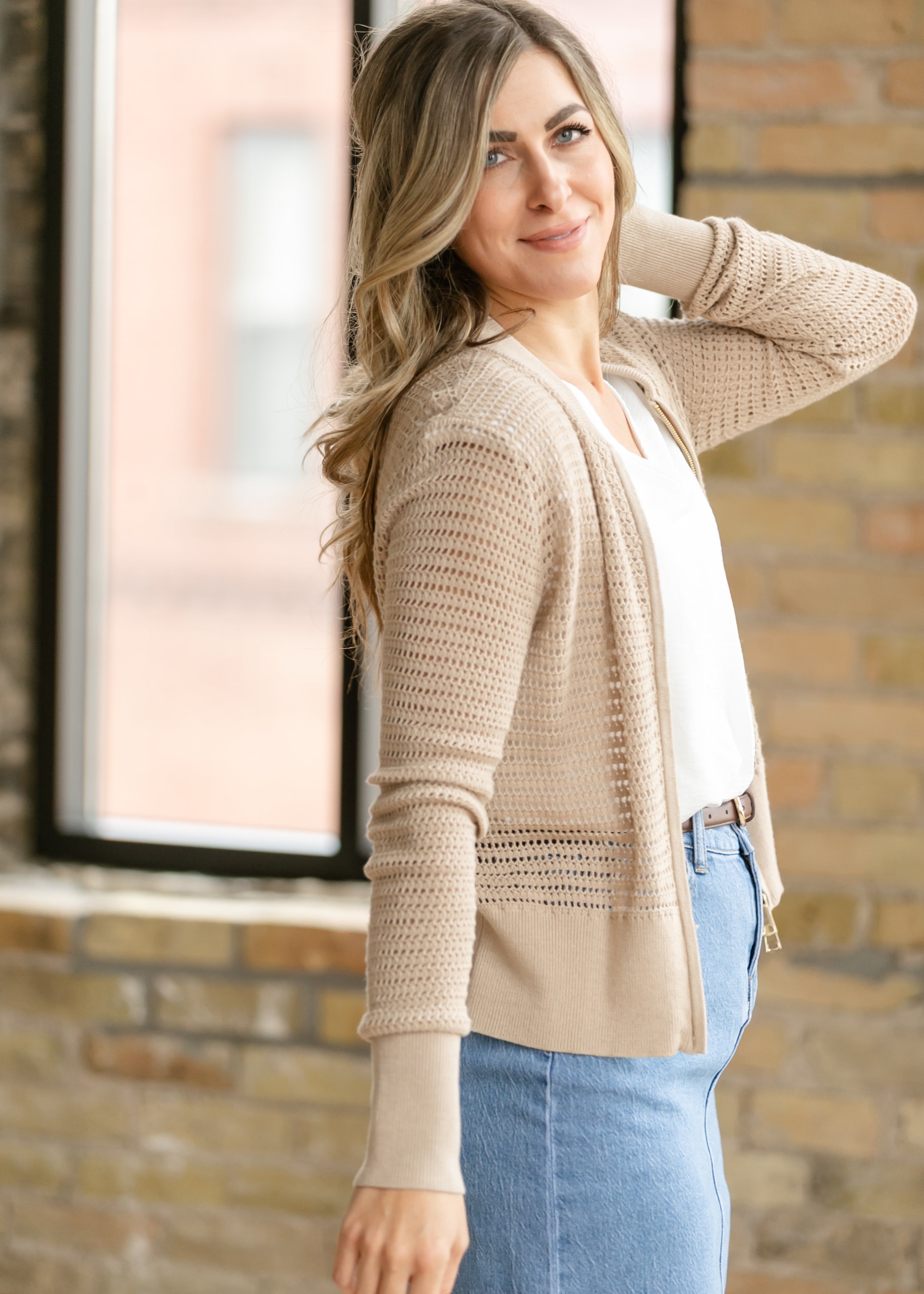Tate Crochet Open Knit Cardigan | Tracy's Unique Place