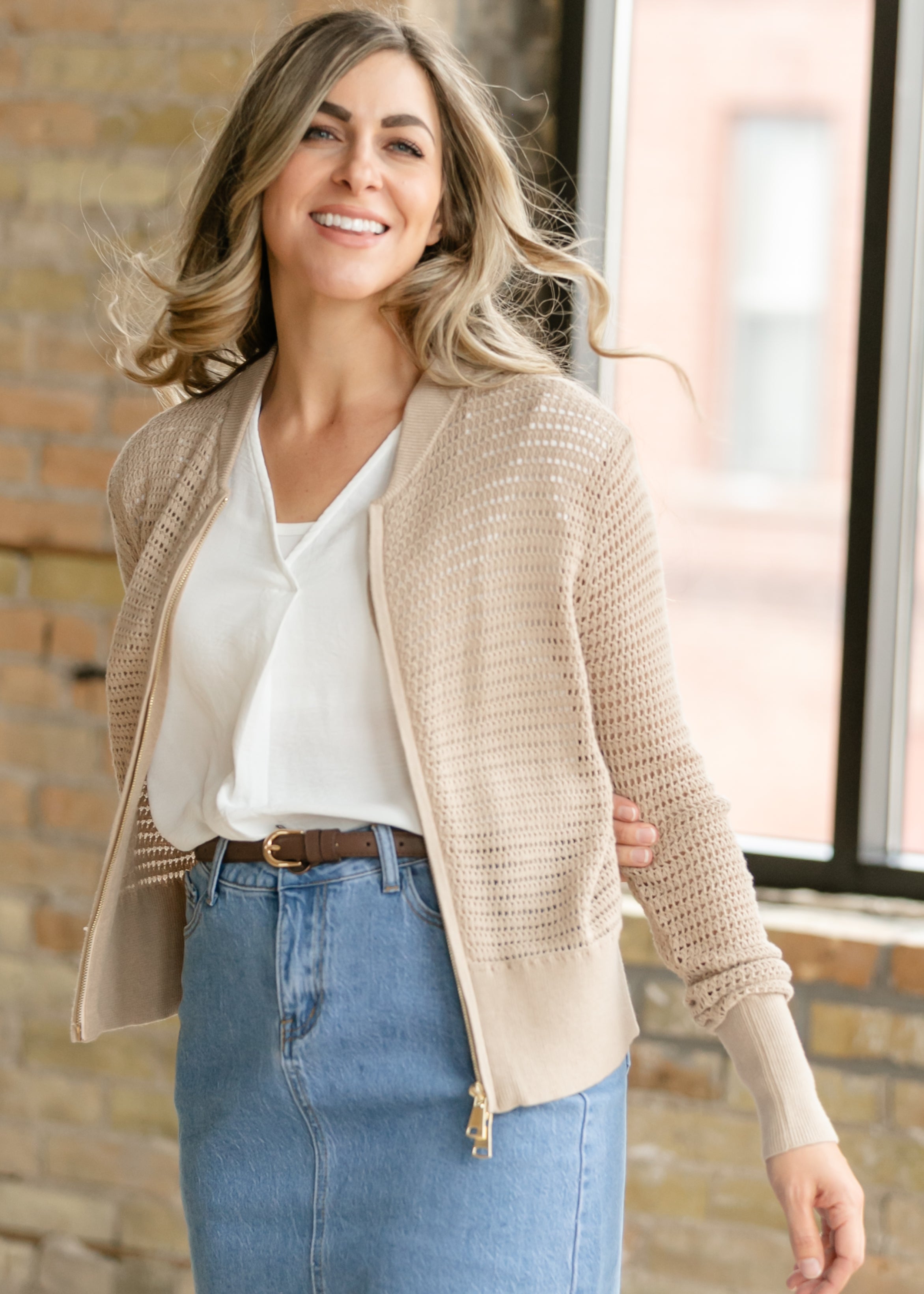 Tate Crochet Open Knit Cardigan | Tracy's Unique Place