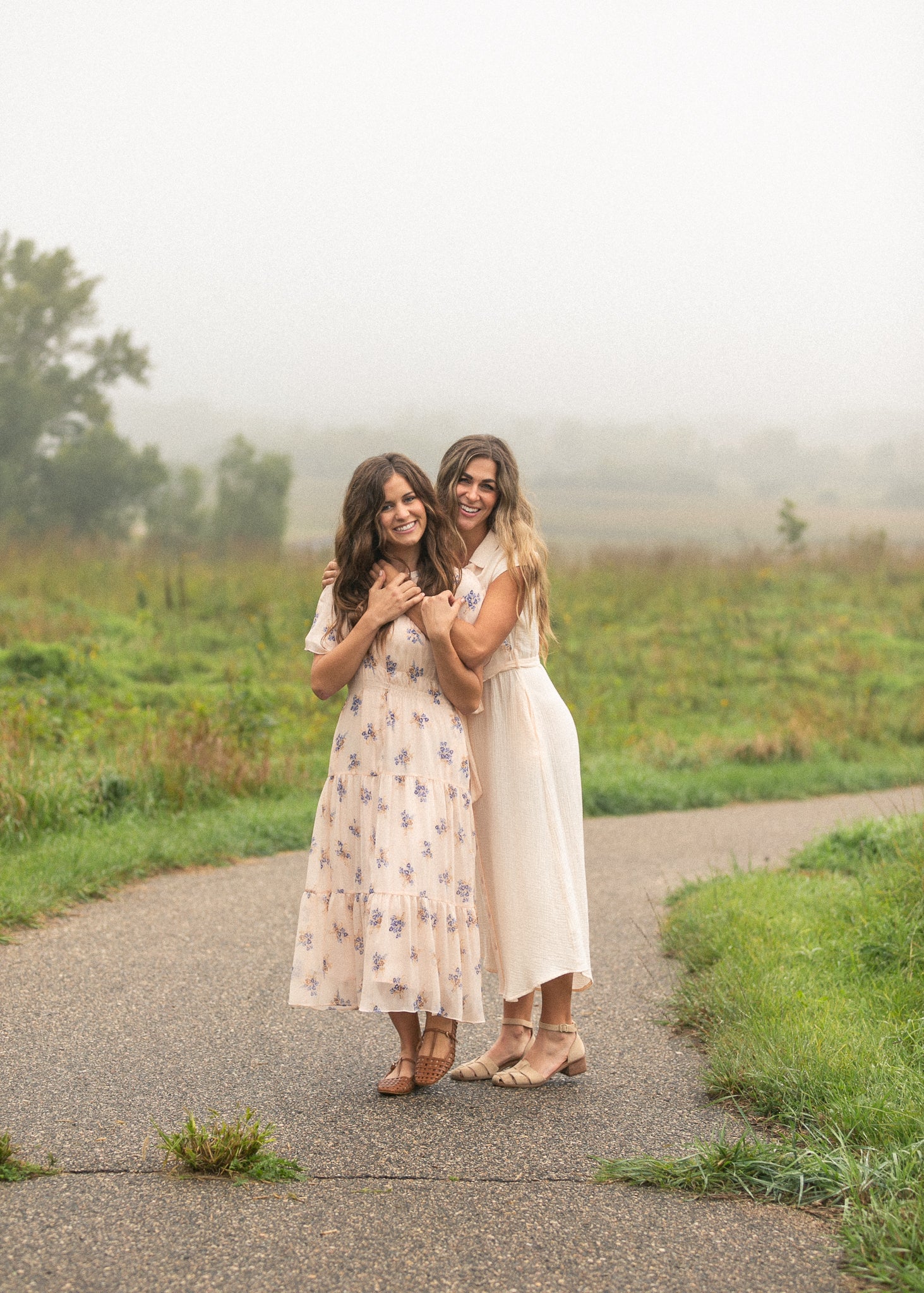 Willow Blush Pink Cotton Gauze Midi Dress | Tracy's Unique Place